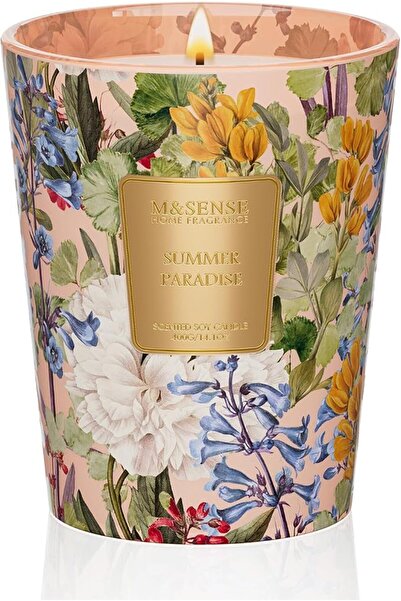 M&SENSE Eucalyptus Sage Scented Candle, 14.1oz 60H Burn Time Slow Burning, Na...
