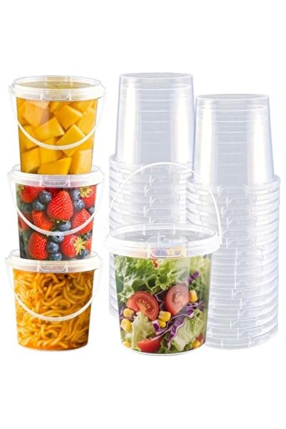 Generic Containers with Handheld, Food Storage Containers with Lids, Deli Con...