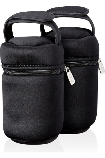 KASTWAVE Insulated Bottle Bags for Baby Feeding, 2-Pack Travel Portable Coole...