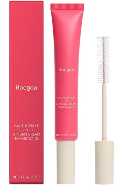 HOEGOA قلم تصفيف الشعر للنساء، ماسكارا شمعية لتصفيف الشعر المتطاير والمنعم، س...