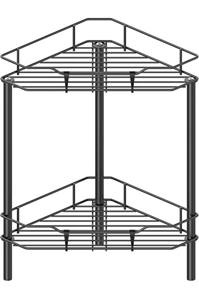 GENERAL HuggieGems 4 Tier Floor Standing Corner Shower Caddy Organizer Shelf ...