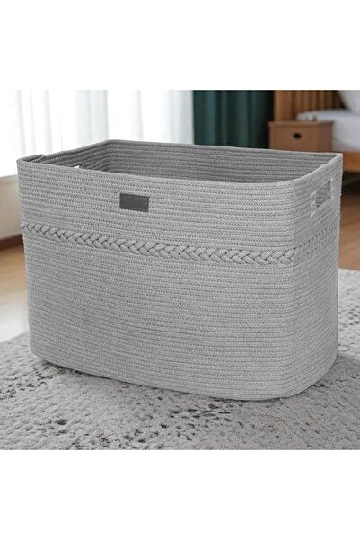 GENERAL Premium Woven Rope Laundry Basket | Extra-Large 96L Foldable Laundry ...