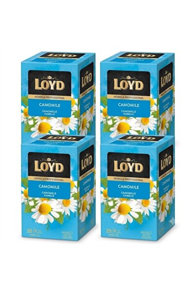 loyd Set de 4 x Ceai de mușețel Horeca Professional, 80 plicuri