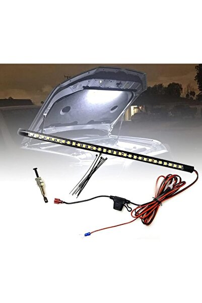 Bukela طقم إضاءة LED تحت غطاء المحرك مقاوم للماء 12 فولت، أشرطة إضاءة LED للس...