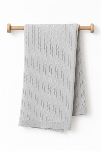 BabyCosy Organic Wear 100% Cotton, Knitted Baby Blanket 85X95 Cm, Knitted Pat...