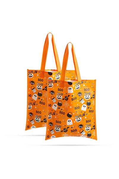Alista Home Halloween gift bag set 27x31 cm orange, 2 pieces