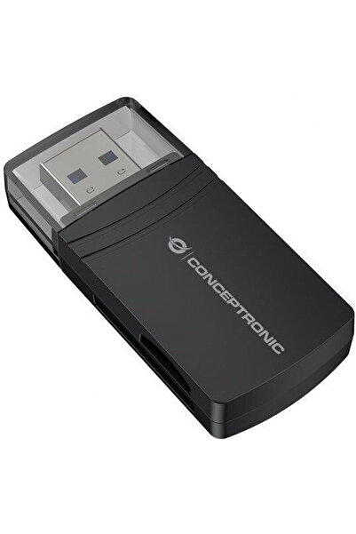 CONCEPTRONIC Αναγνώστης Καρτών USB-A > Micro SD TF 4.0 Μαύρο Κωδικός: BIAN06B