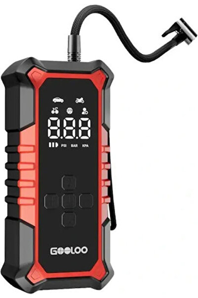 Other Gooloo A6 Gear Αντλία Ελαστικών Αυτοκινήτου 36PSI Επαναφορτιζόμενη 12V