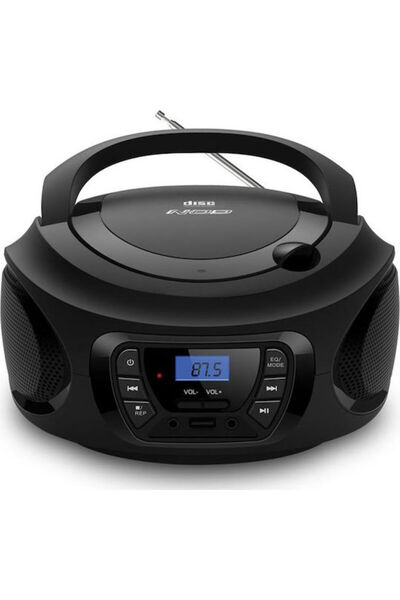 Nod Φορητό Ηχοσύστημα με CD, USB, Ραδιόφωνο, Μαύρο. Κωδικός: 141-0124