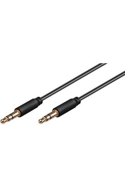 MicroConnect Καλώδιο Jack 3.5mm Αρσενικό - Αρσενικό 3.5mm Μαύρο 3μ AUDLL3