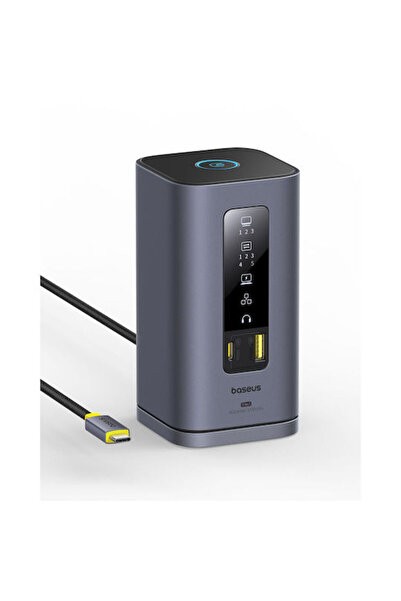 Baseus Spacemate 11 σε 1 Σταθμός Σύνδεσης USB-C με HDMI/DisplayPort 4K, PD, E...