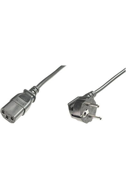 Digitus Καλώδιο Schuko - IEC C13 2,5μ Μαύρο (AK-440100-025-S)