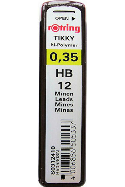 Rotring 12 Πακέτα x 12 Μύτες Μολυβιού Tikky Πάχους 0.35mm Τύπου HB