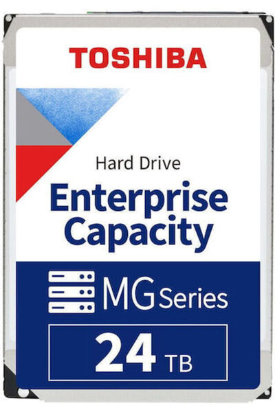 Toshiba Επιχειρησιακός Σκληρός Δίσκος 24TB 3.5 " SATA III 7200rpm για Επιτραπ...