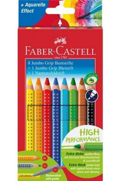 Faber Castell Φάμπερ-Καστέλ Ξυλομπογιές Γκρι Σετ 10 τεμαχίων