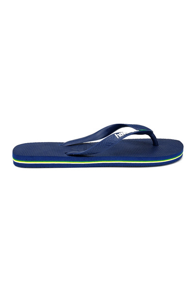 Havaianas Brasil Logo Fc 4110850-0555 Men's Slippers Navy Blue Juststep