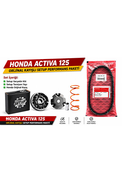 Setup Motorcycle Activa 125 Orijinal Kayışlı Varyatör Seti