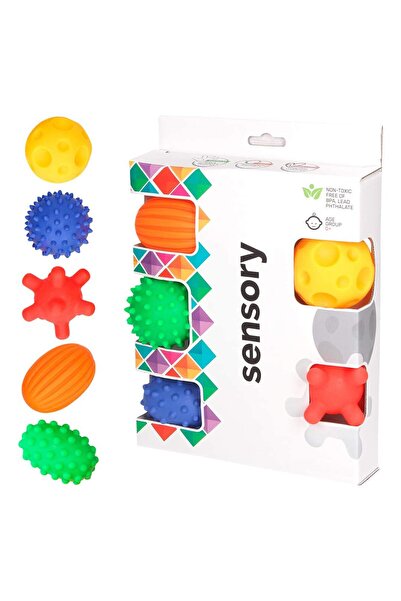 Poema&Rosa Poema & Rosa Sensory duyusal plastik bebek topu 5 adet