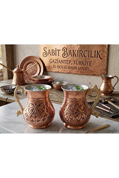 Sabit Bakırcılık Copper Embroidered Cup