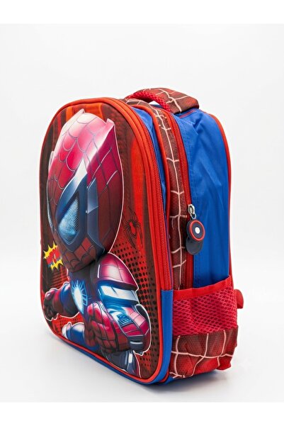 DDA Ghiozdan Școlar Spider-Man 3D – Rucsac pentru Copii, Impermeabil, Buzunar...