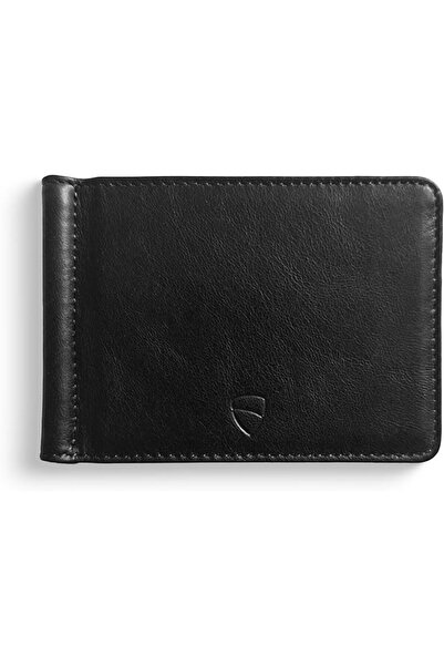 Vaultskin BROMPTON Slim Leather Money Clip RFID Wallet for Men (Brown) | Mini...