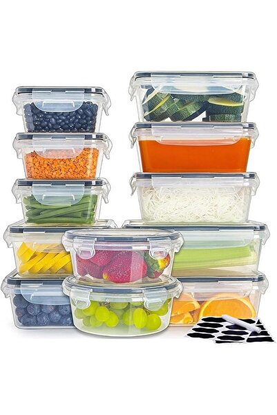Winsoyya 12Pcs Food Storage Containers Set, Food Storage Containers with Airt...