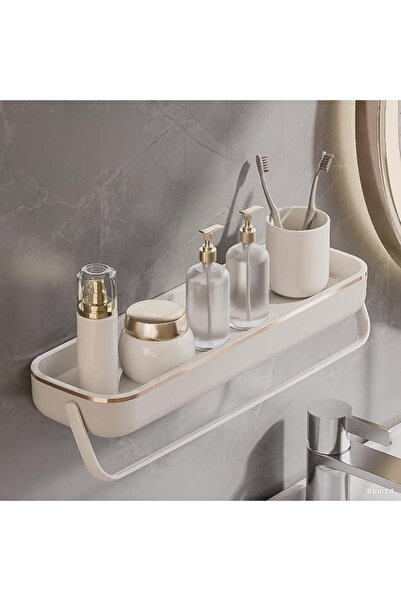 EXCEFORE No Drill Shower Caddy with Towel Holder - Heavy Duty Waterproof Self...