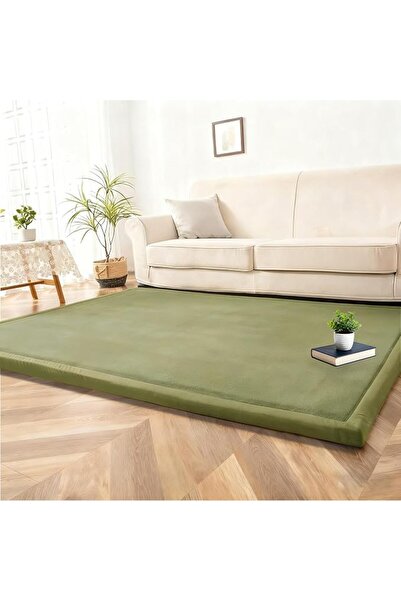 GENERAL Large Coral Velvet Play Mat Foam Padded Playmats 2CM Washable Non-Sli...