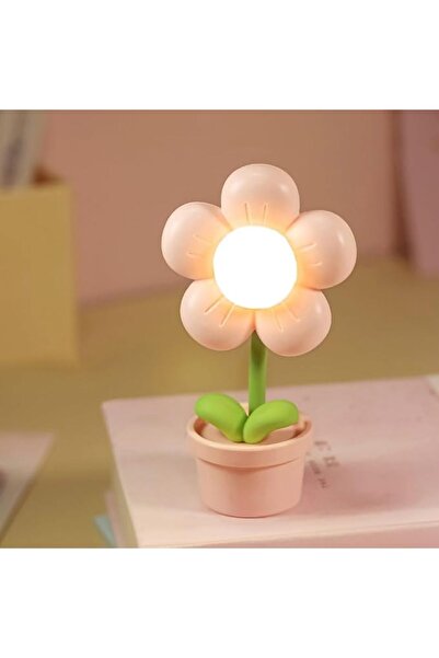 GENERAL Mini Night Flower Light, Cartoon Cute Night Lamp, Portable LED Desk D...