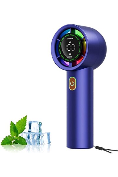 Morvena Picks Ventilator portabil 100 viteze – Baterie de 3000 mAh – Display ...