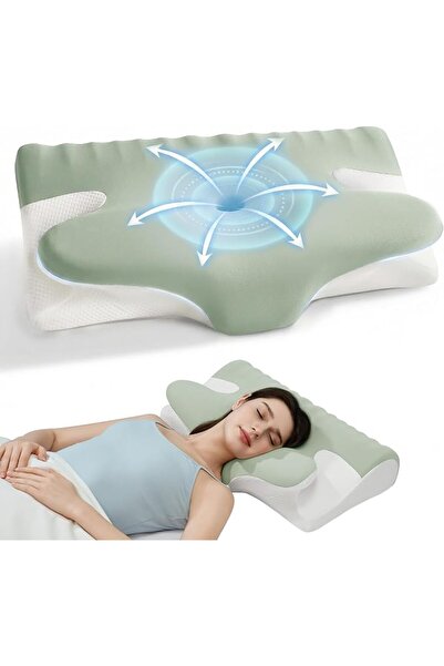 GENERAL Winthome Memory Foam Pillow for Neck Pain, Restorative Sleep Cervical...