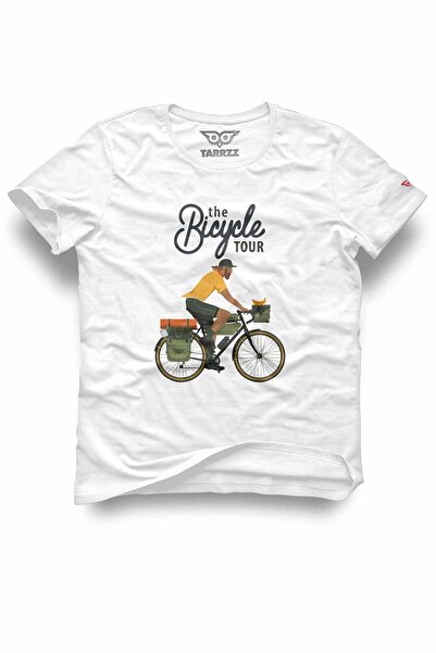 Tarrzzcom Unisex 100% Cotton Regular Fit Biker Printed T-Shirt - Bicycle Tour...