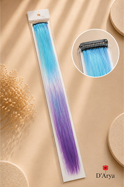 Darya D’Arya Ombre Snap-In Colorful Hairpiece 40-50 cm Children Young Women H...