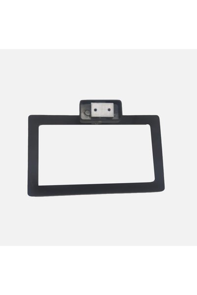 NO NAME Etna Black Square Towel Holder