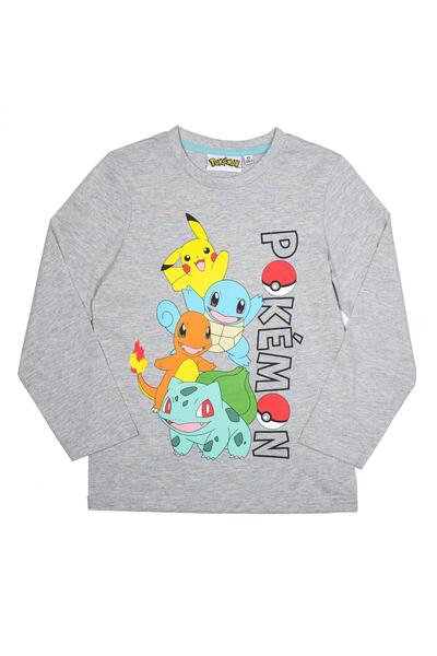 Sun City Fashion Group Μπλούζα μακρυμάνικη αγόρι "Pokémon character " γκρι με...