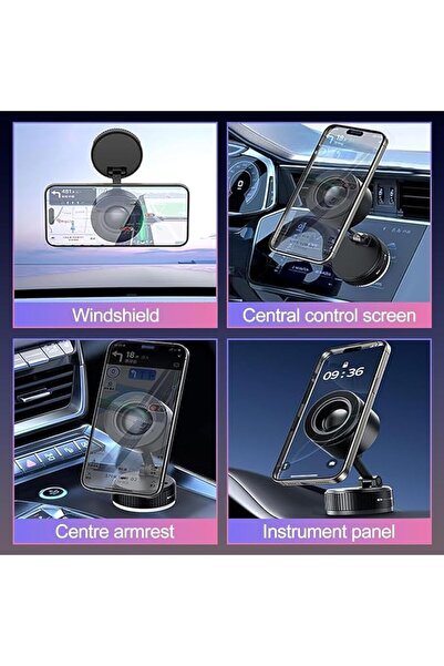 JOYZZZ Car Phone Holder, Universal Air Vent Clip Mount, Adjustable Hook with ...