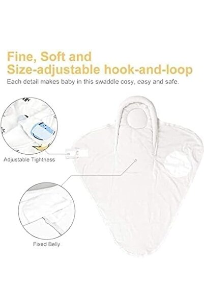 JOYZZZ Swaddle Blankets, Breathable Combed Cotton Infant Sleep Wrap, Soft New...