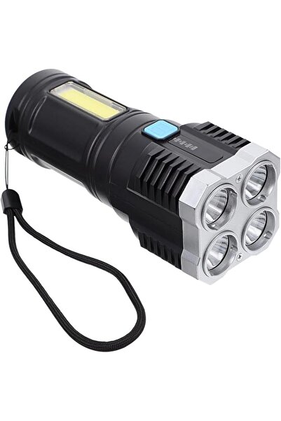 REOCLE مصباح يدوي LED قابل لإعادة الشحن، كشاف محمول للاستخدام الخارجي مع 4 أو...