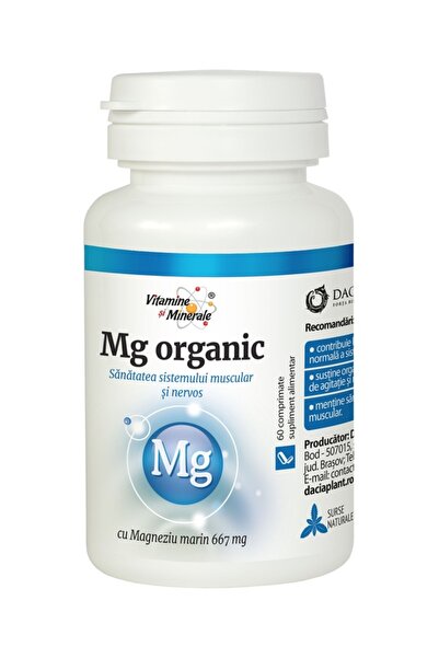 Dacia Plant Organic magnesium, 60cp