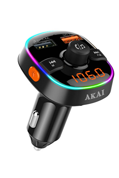 AKAI MODULATOR FM BLUETHOOTH/CHARGER, "FMT-52BT"