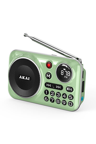 AKAI Portable FM Radio with USB
