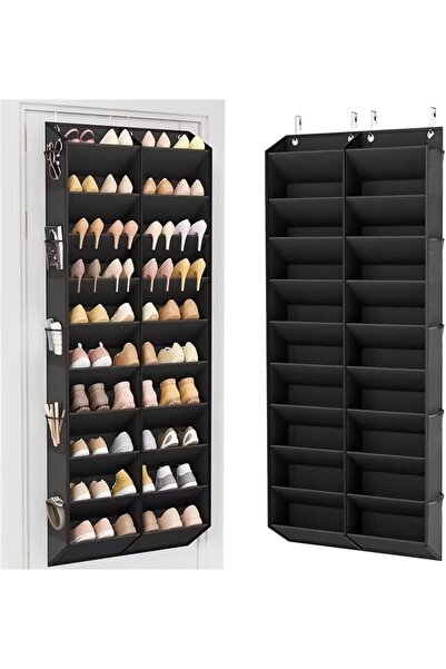 Generic Hanging Shoe Organizer, Over Door Rack, Heavy Duty Pockets for Sneake...
