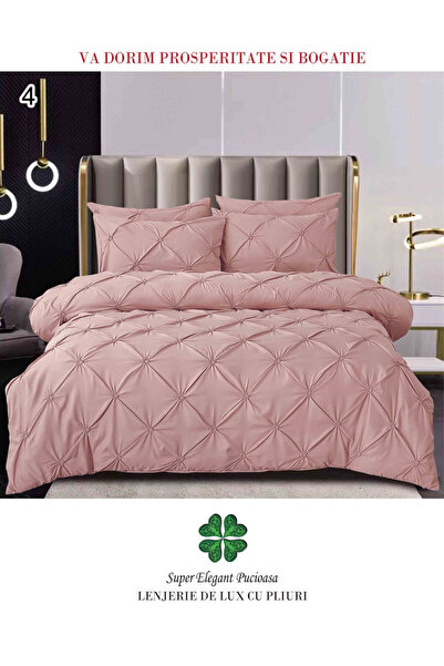 Super Elegant Pucioasa Lenjerie de Pat 6 Piese, Bumbac Finet, Pat Dublu, 2 Pe...