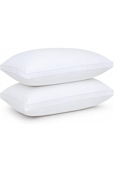 GENERAL [Lilabelle]Bed Pillow with Lengthening Function, 2-Piece Pack, High Q...