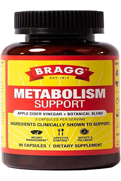 BRAGG vinegar Apple Cider Vinegar for Metabolic Support Helps Control Appetit...