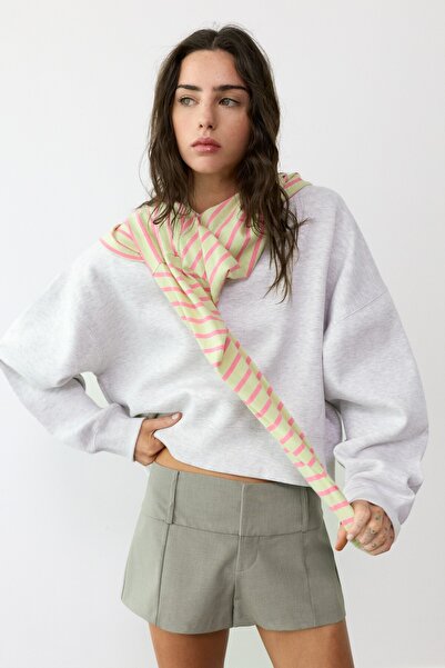 Pull & Bear Bisiklet yaka sweatshirt