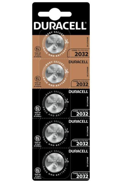 Duracell Long Lasting Power Μπαταρίες Λιθίου Ρολογιών CR2032 3V 5τμχ