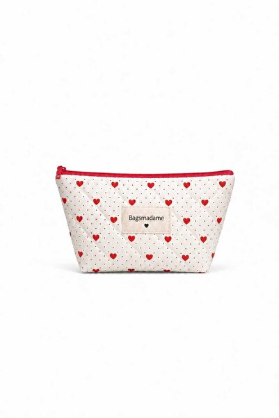 BagsMadame Suport pentru pixuri cu un singur compartiment cu model inimioare,...