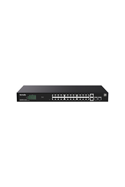 Tenda SWITCH PoE cloud managed, 26 GE+2 SFP porturi Gigabit, buget PoE 410W, ...