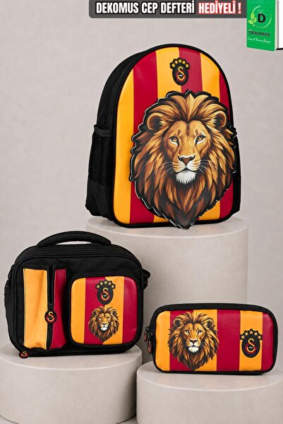 Galatasaray X Dekomus Licensed 3D Leon Printed Small Size Kindergarten Bag, L...